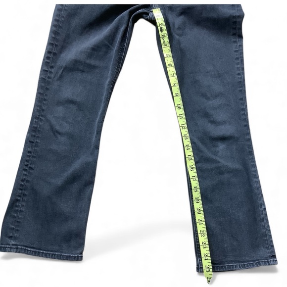 J.Crew High Rise Crop Flare Jeans Black Women Size 26 Preppy Normcore - Picture 6 of 9